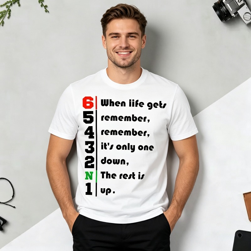 1N23456 Life Quote Graphic T-S - Motorcycle Gear Quotes ulasan dan harga